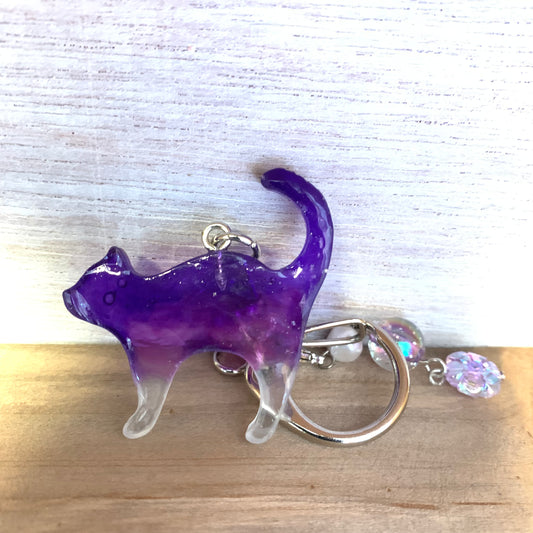 猫ちゃん レジンキーホルダー